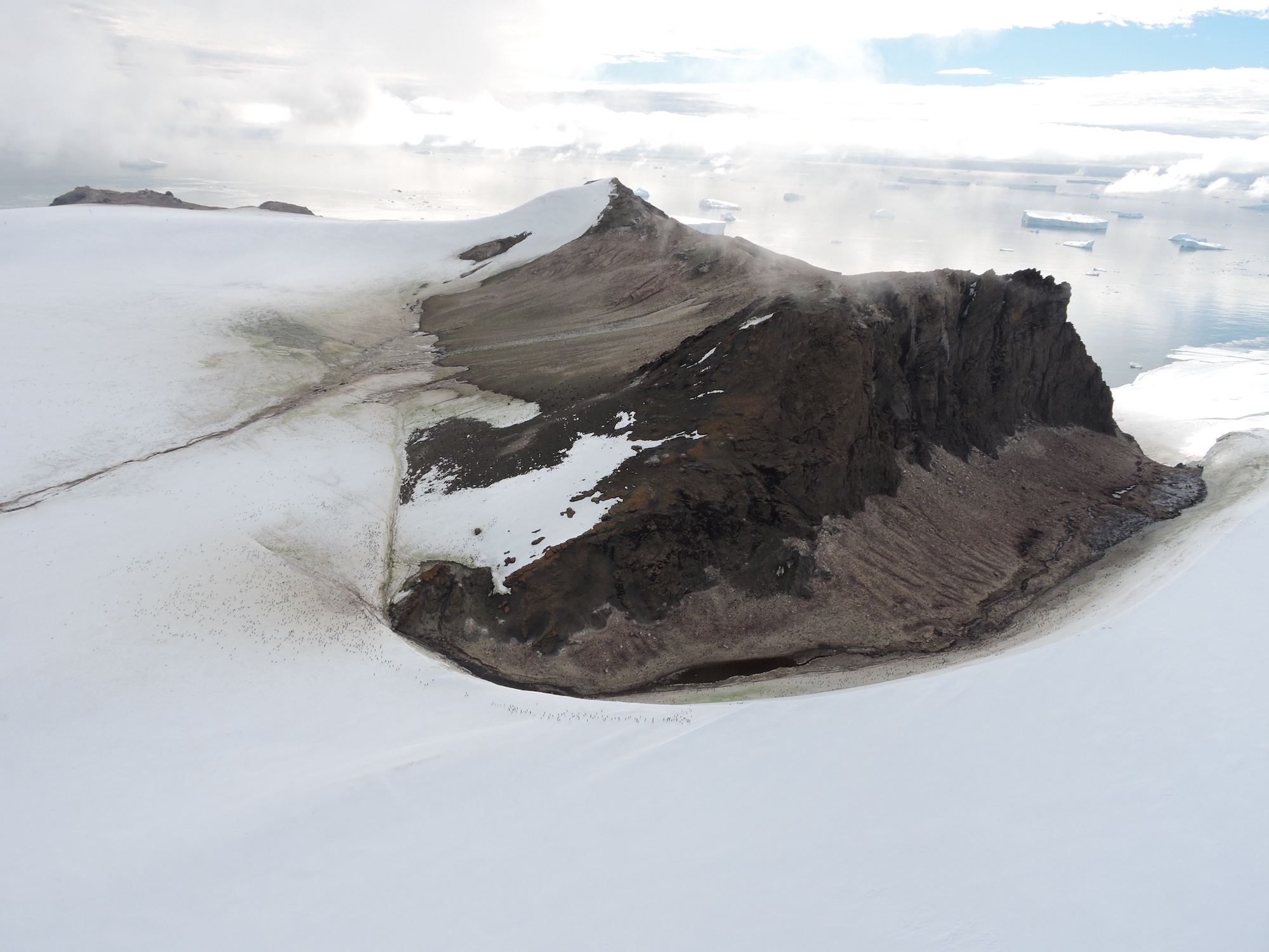 An ice-free area in Marie Byrd Land, West Antarctica