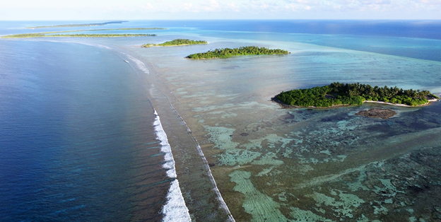 coral reef islands